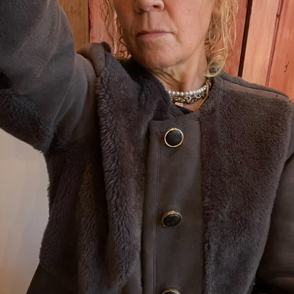 Tory Burch shearling coat - Picture 9 of 10